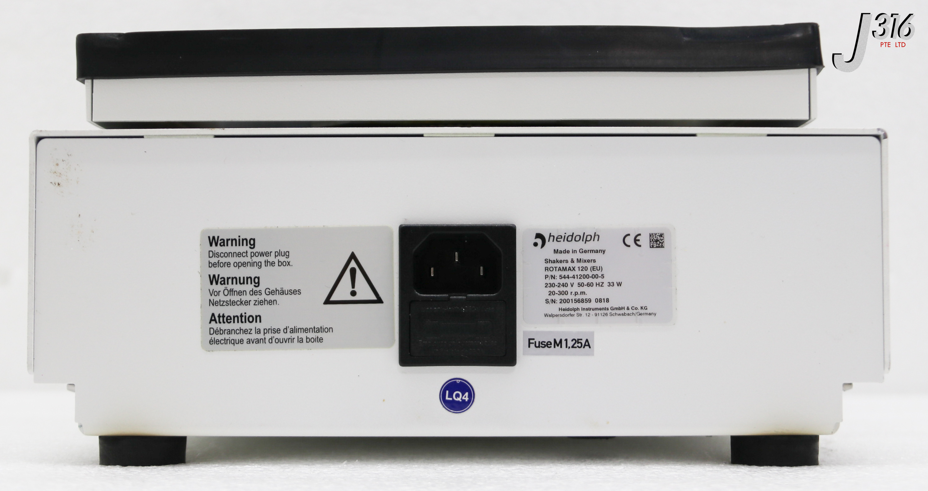 36508 HEIDOLPH ORBITAL SHAKER, 300RPM P/N: 544-41200-00-5 ROTAMAX
